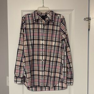 JCrew classic fit boy shirt in plaid